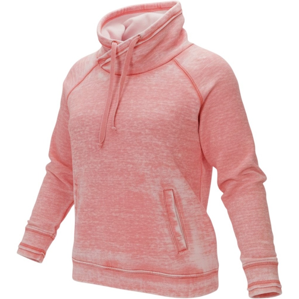 Green Tea Womens XL Tangerine Burnout Cowl‎ Neck Sweatshirt